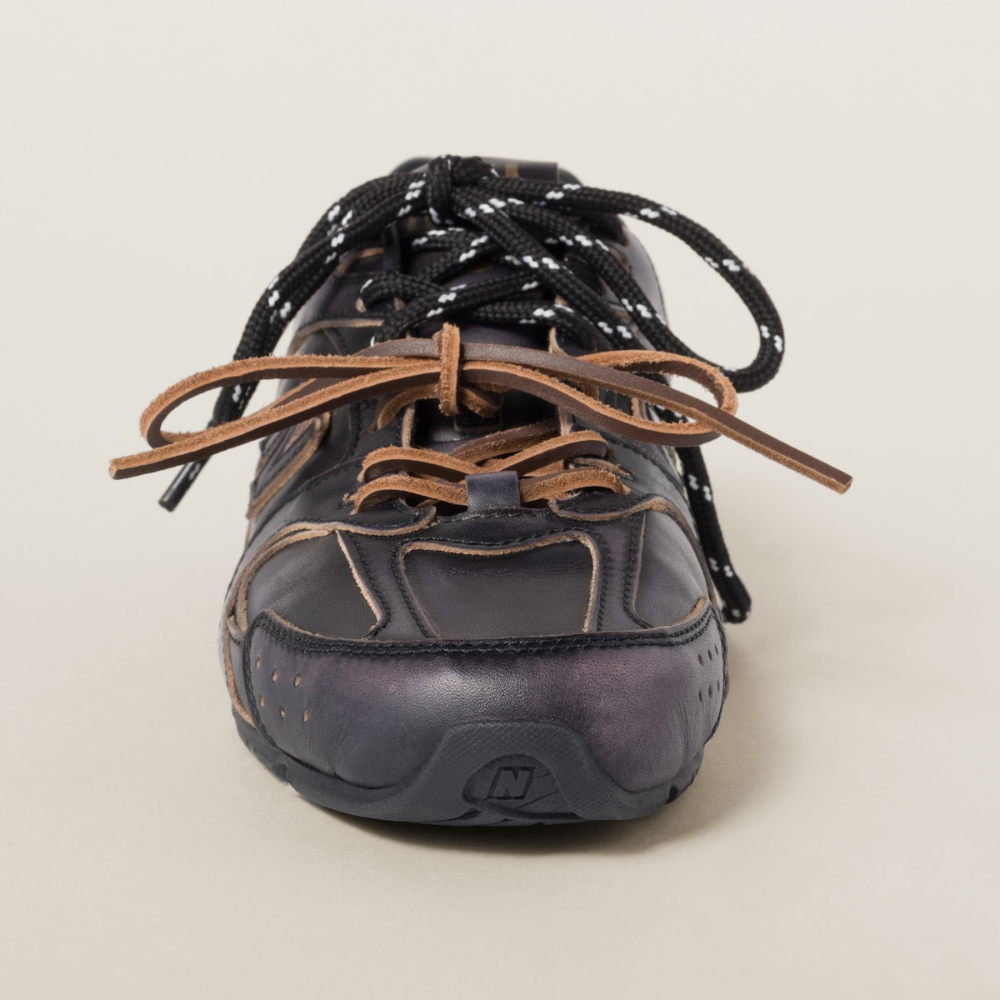 NB (WMNS) x Miu Miu 530 SL Black Leather Sneakers