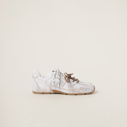 NB (WMNS) x Miu Miu 530 SL White Leather Sneakers