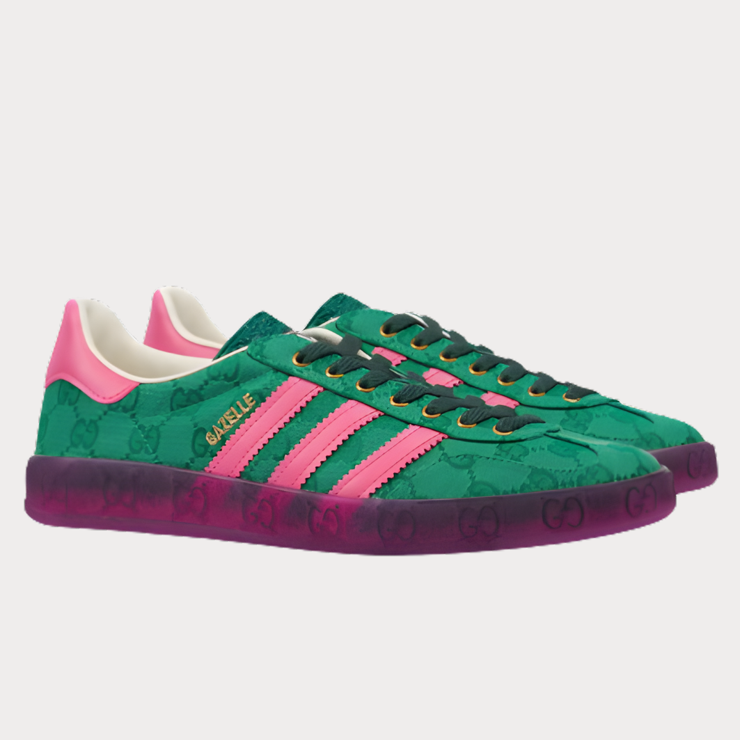 Ad (WMNS) x GC Gazelle 'Green GG Monogram'